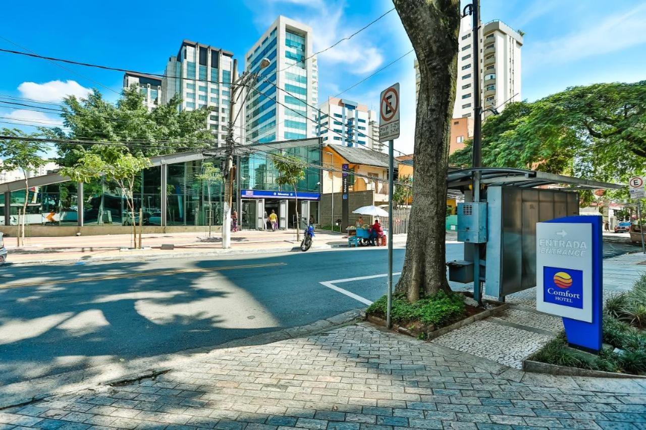 Flat Em Frente Ao Metro Moema Sao Paulo Exterior photo